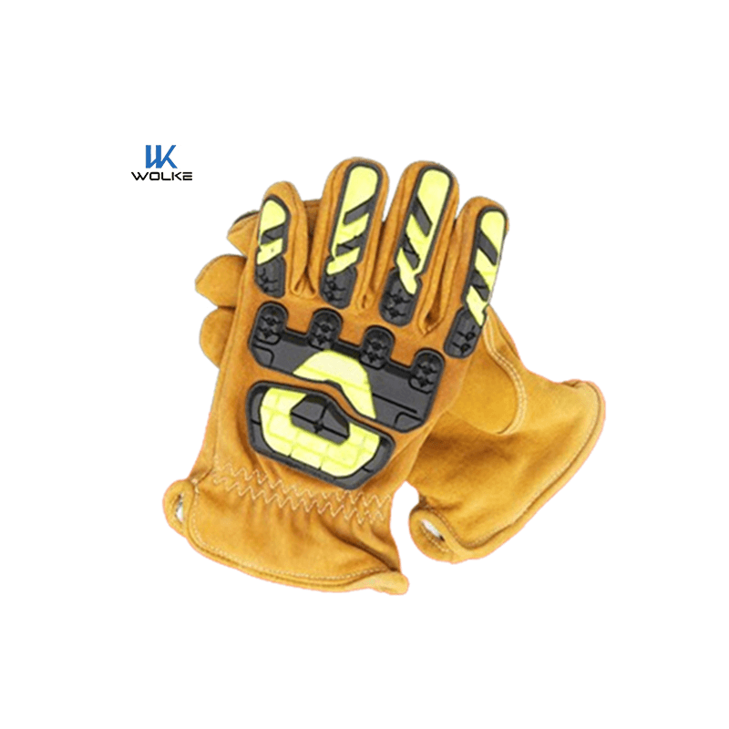 TPR Safety Work Gloves- Pigskin Leather 