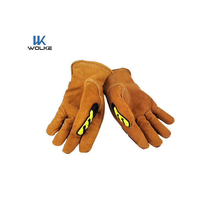 TPR Safety Work Gloves- Pigskin Leather 