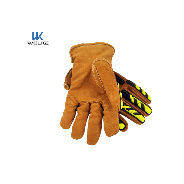 TPR Safety Work Gloves- Pigskin Leather 