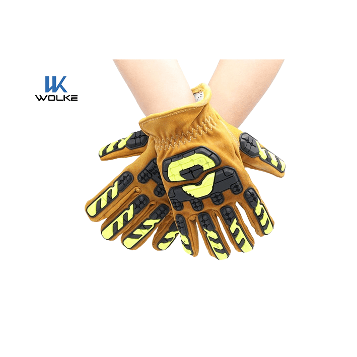 TPR Safety Work Gloves- Pigskin Leather 