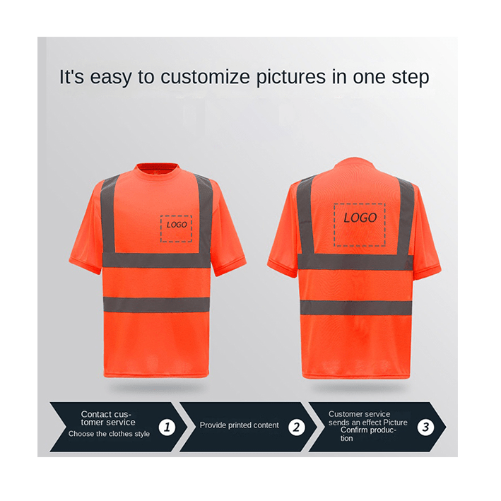 Hi Vis Adult Reflective Safety Short Sleeve