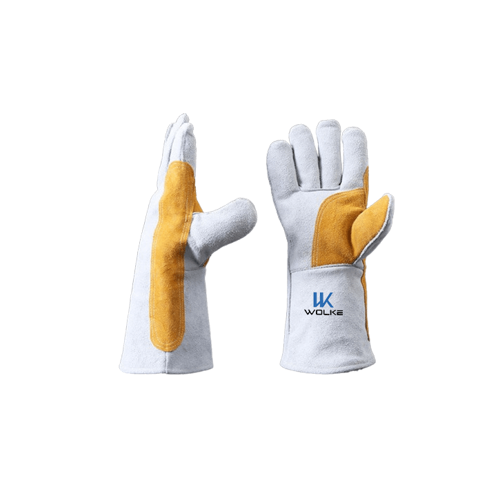 Breathable & Durable Gauntlet Welding  Work Gloves-Cowhide