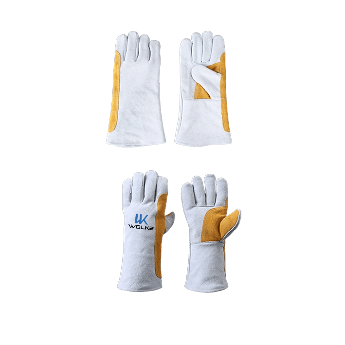 Breathable & Durable Gauntlet Welding  Work Gloves-Cowhide