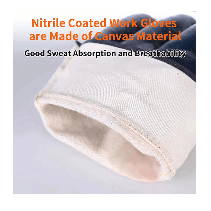  Heavy-duty Nitrile-Coated Acid-Resistant Glove