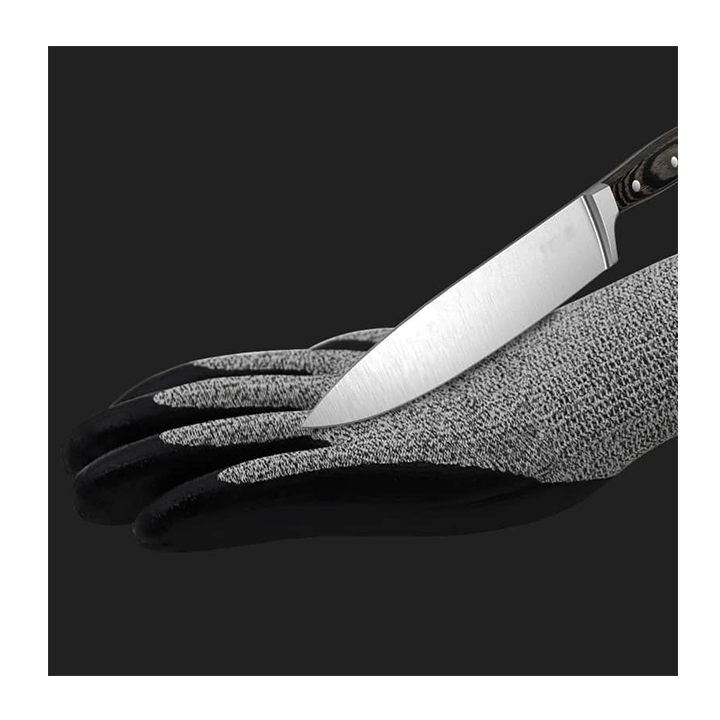 HPPE PU Liner Palm-Coated Cut-Resistant Plastic Gloves