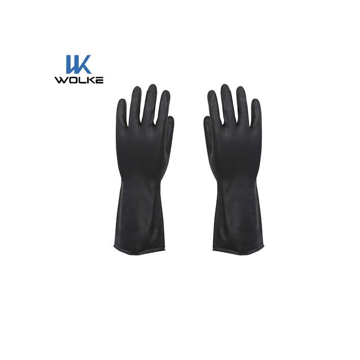Heavy Duty Latex Chemical-Resistant Safety Work Gloves