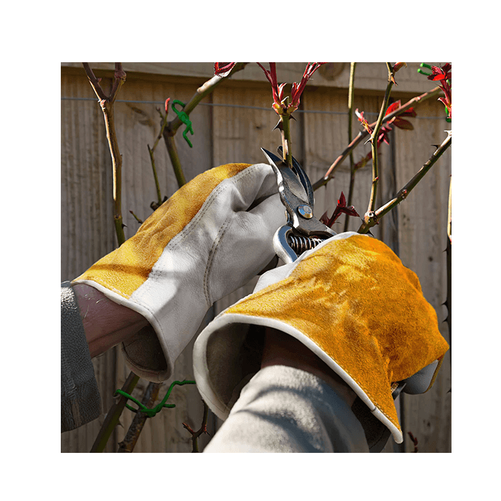 Heavy-duty Durable Cowhide Leather Work Gloves
