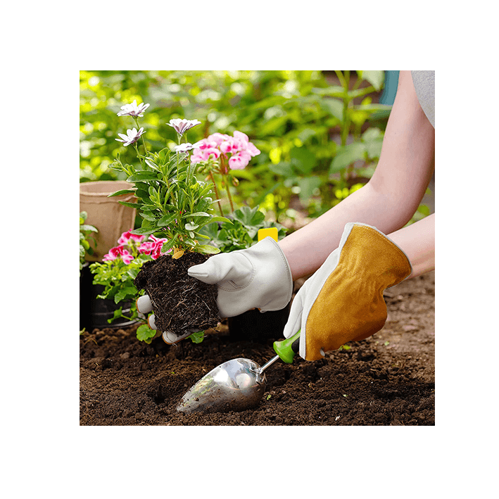 Heavy-duty Durable Cowhide Leather Work Gloves