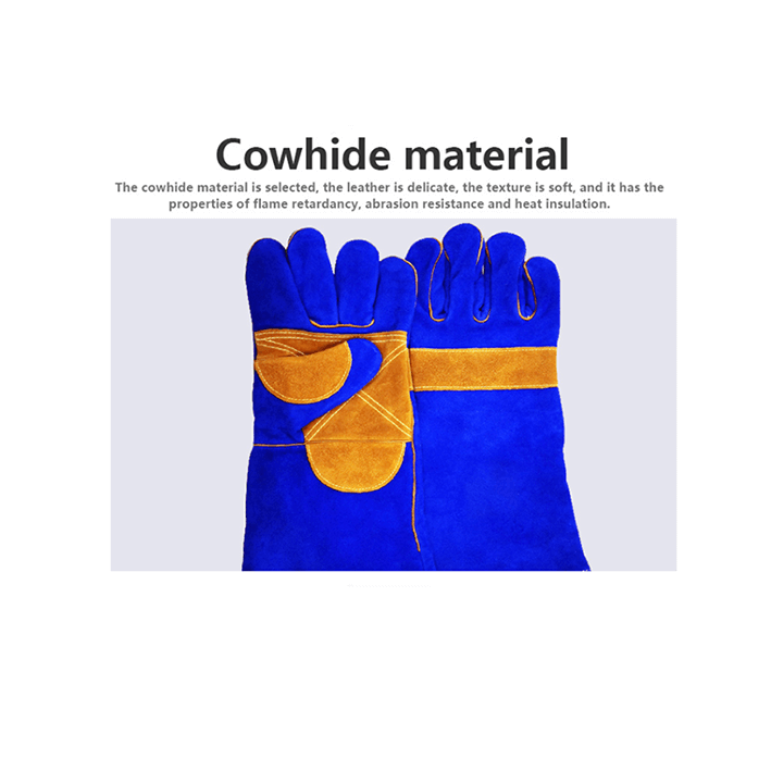 Industrial Welding Flame-Retardant Customized Work Gloves