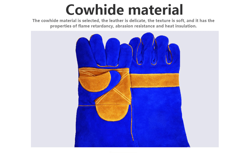 Industrial Welding Flame-Retardant Customized Work Gloves