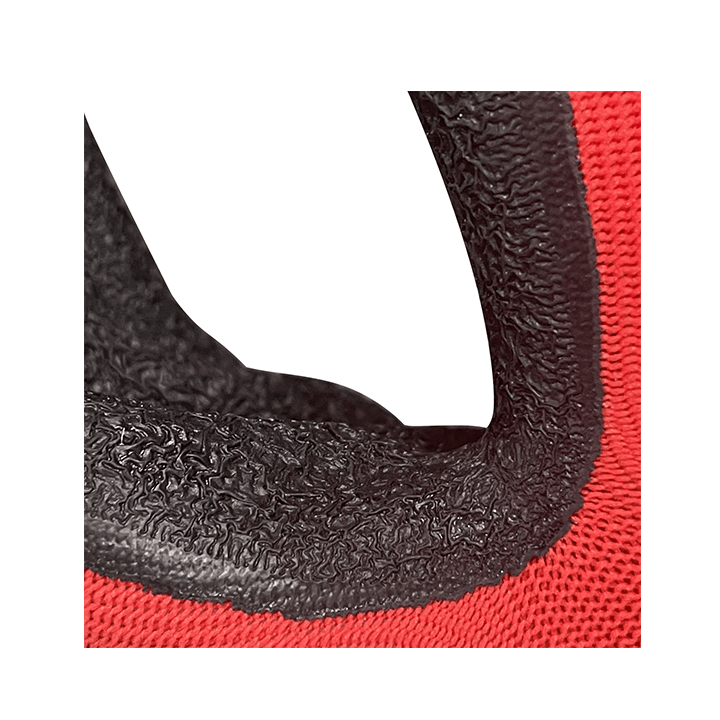 Customize Thirteen-needle craft Anti-slip wrinkles Liner Dipped Latex Coated Crinkle Work Glove