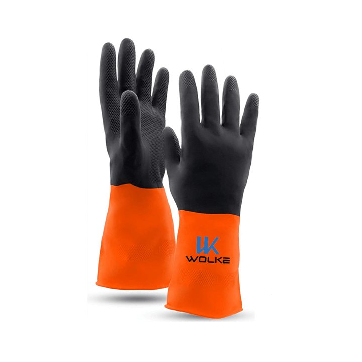 PPE Durable Reusable Latex Chemical-Resistant Heavy-Duty Industrial Safety Work Glove