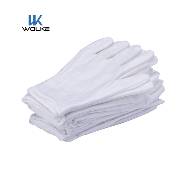  Customize Factory Price comfortable Reusable Wide Application White Cotton Work Gloves