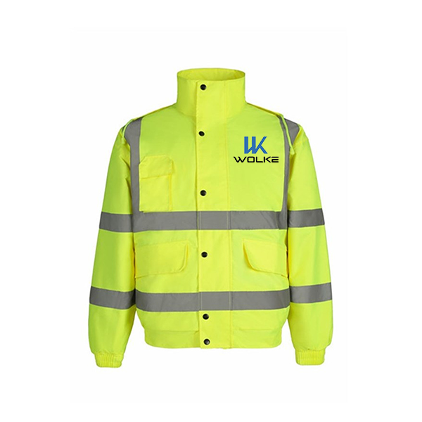 Waterproof Reflective Winter Warm Hi-vis Safety Construction Bomber Jacket EN Class 2 