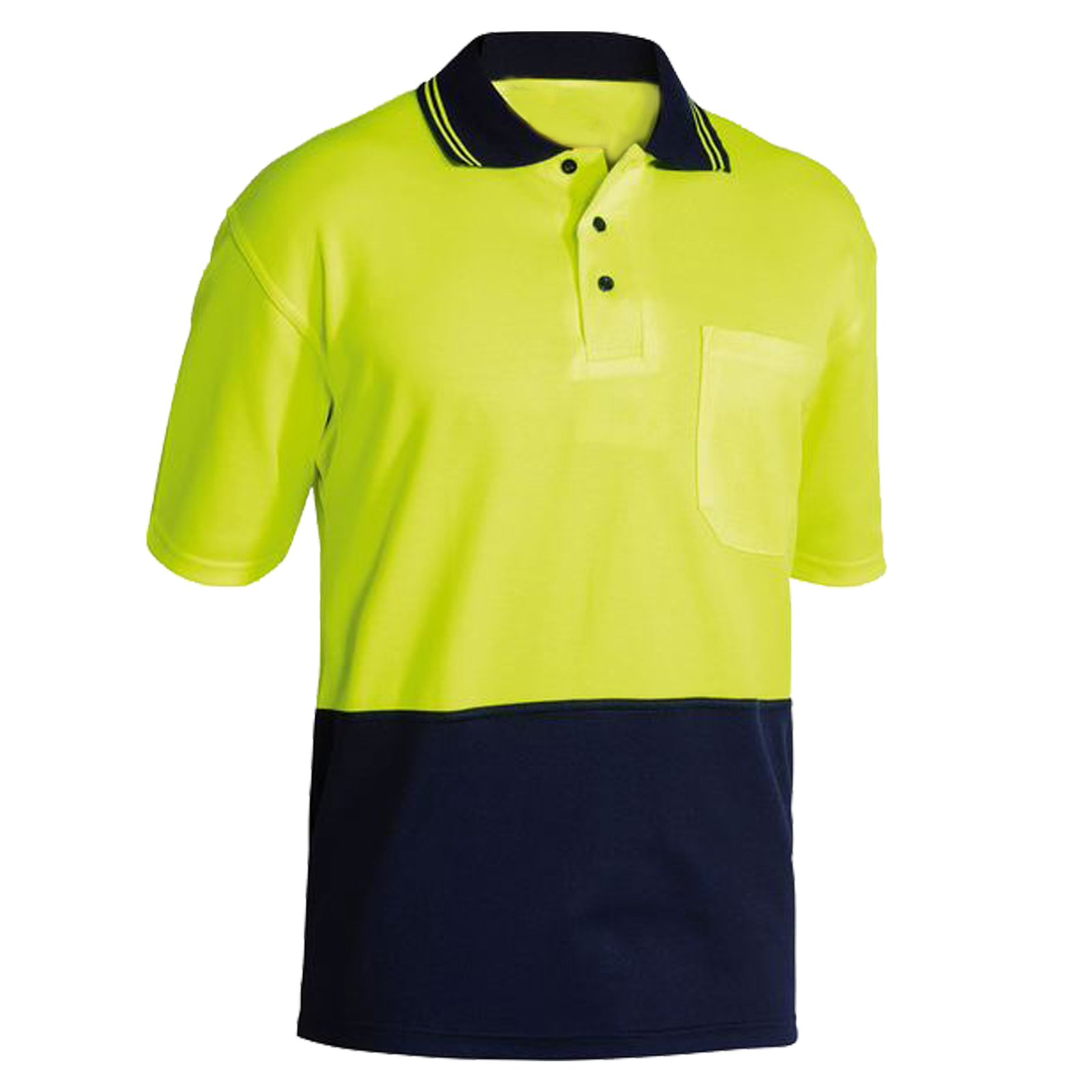 Breathable mesh polyester hi vis reflective safety polo shirt for maintenance electrician WG24-6213