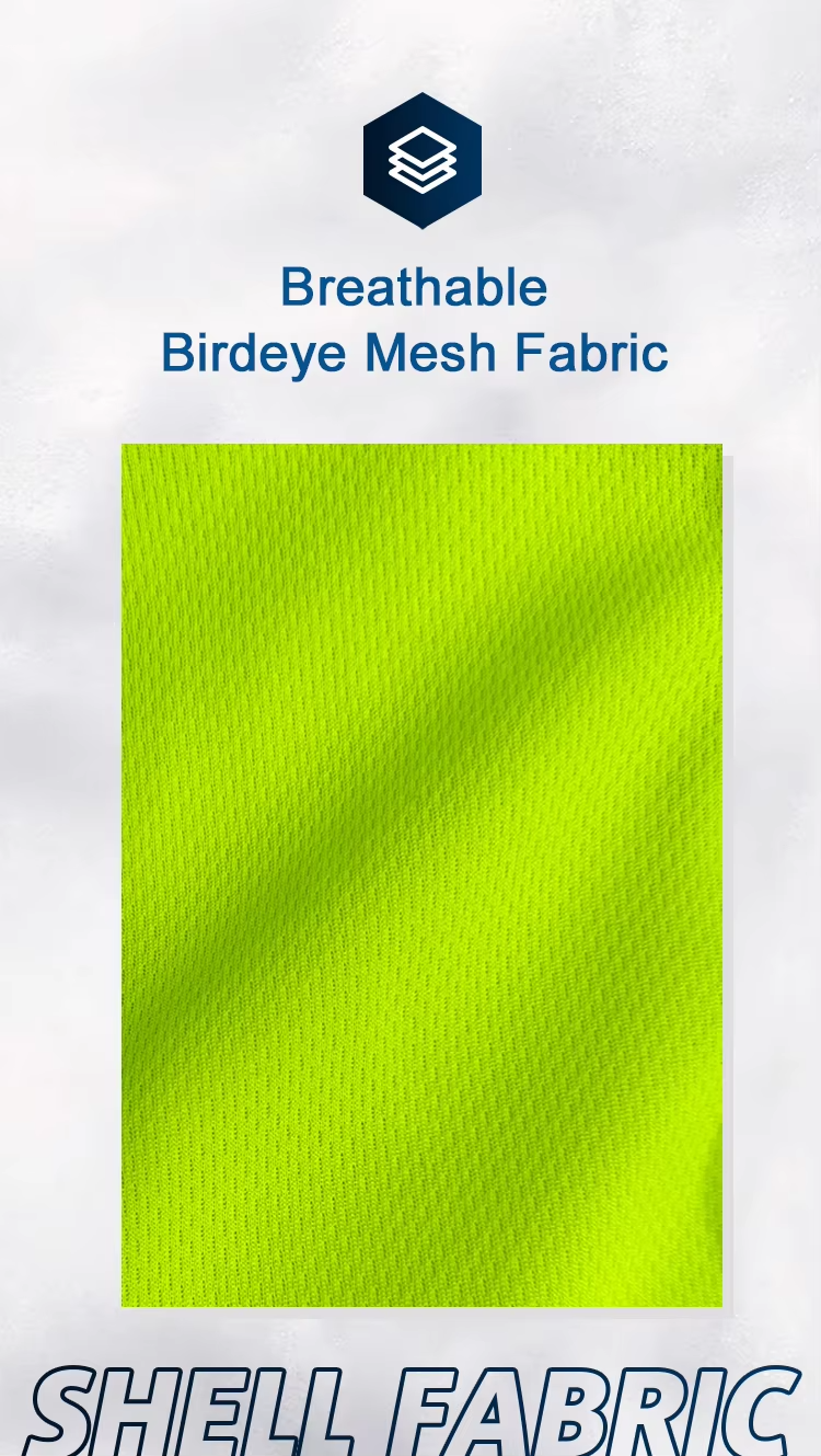 Hi vis reflective polyester mesh pullover safety long sleeve for night safety protection WG24-6214 Hi vis reflective polyester mesh pullover safety long sleeve for night safety protection WG24-6214