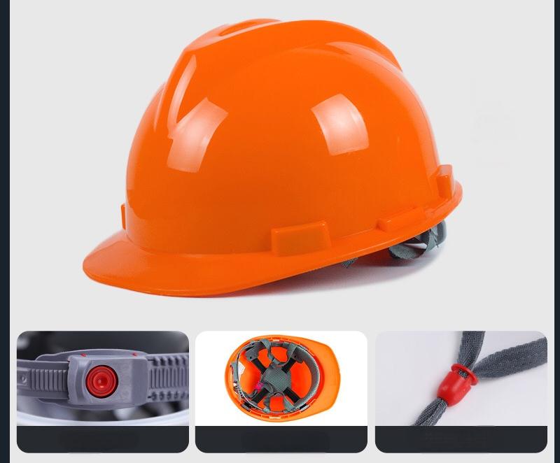 Thickened PE Safety Hard Hat for Road Construction or Industrial Helmet CE Casco De Seguridad 