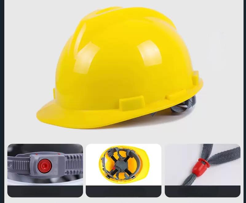 Thickened PE Safety Hard Hat for Road Construction or Industrial Helmet CE Casco De Seguridad 