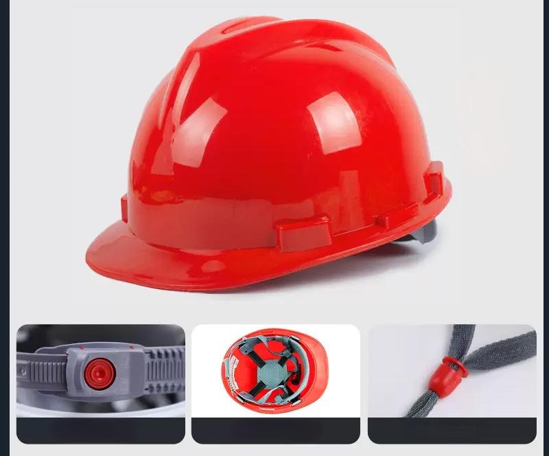 Thickened PE Safety Hard Hat for Road Construction or Industrial Helmet CE Casco De Seguridad 