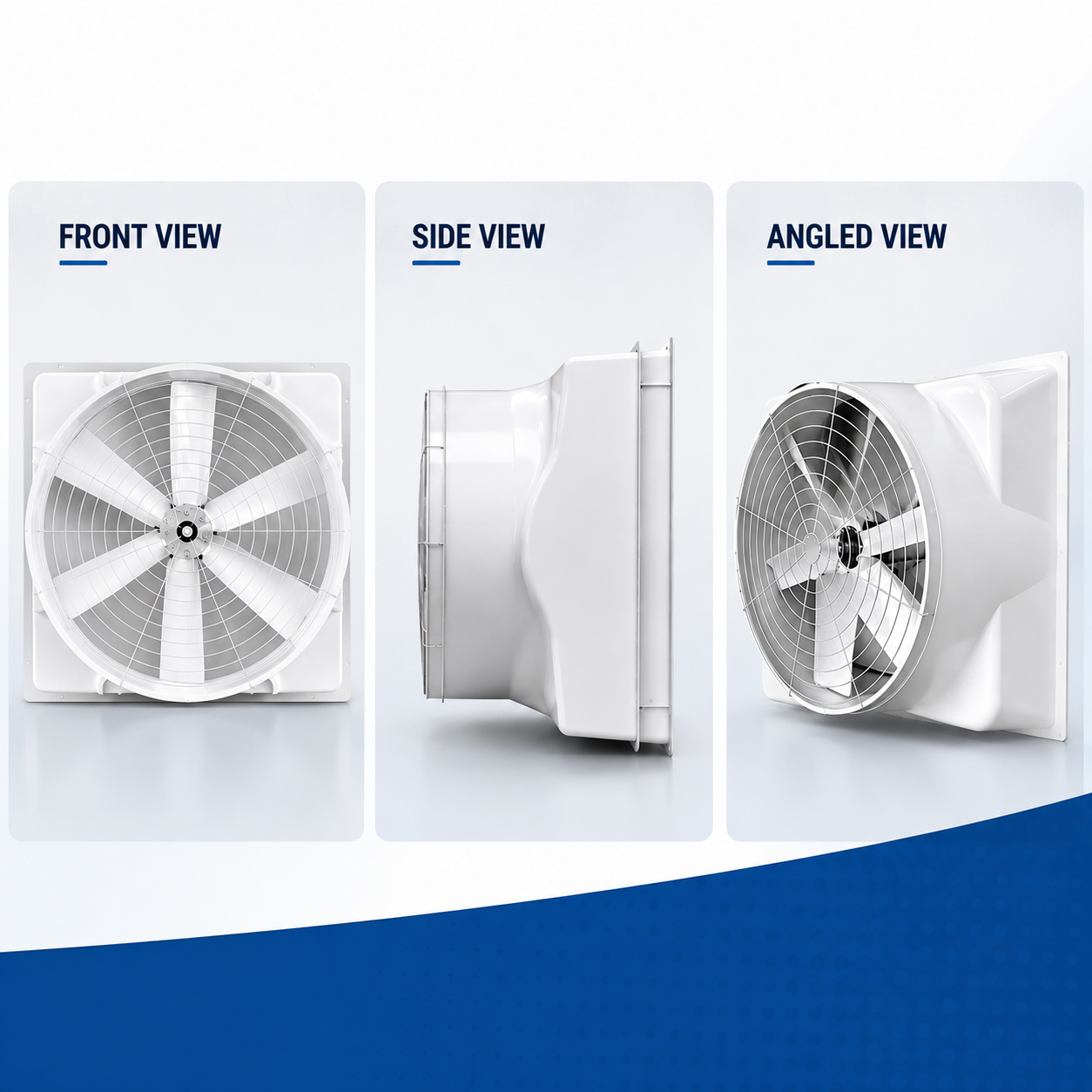FRP Negative Pressure Fan for Industrial  Agricultural Ventilation Factory  Warehouse 